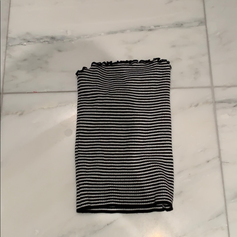 striped tube top
